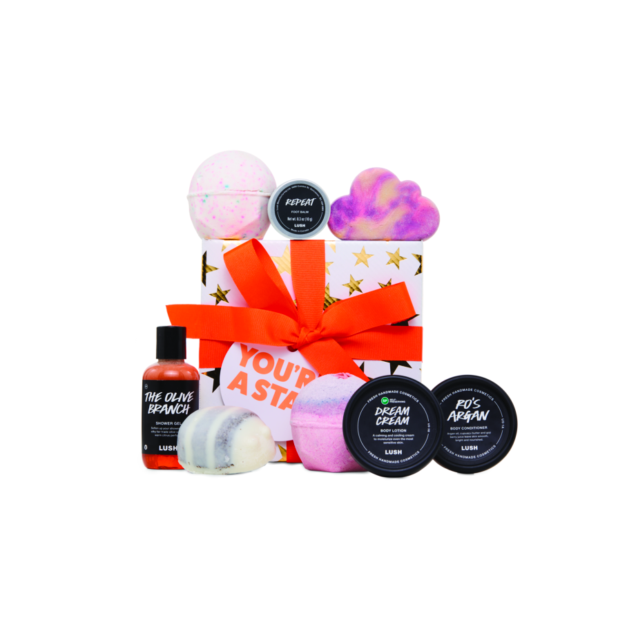Lush You're a Star bath gift set with eight products (British brand)