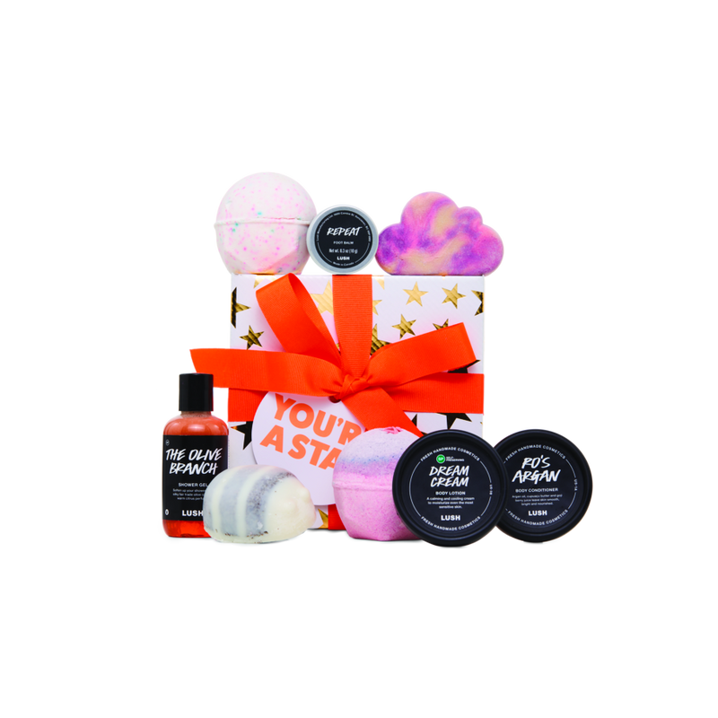 Lush You're a Star bath gift set with eight products (British brand)
