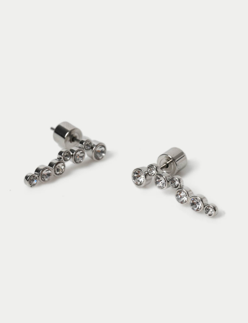 Climber stud earrings 21mm, UK version