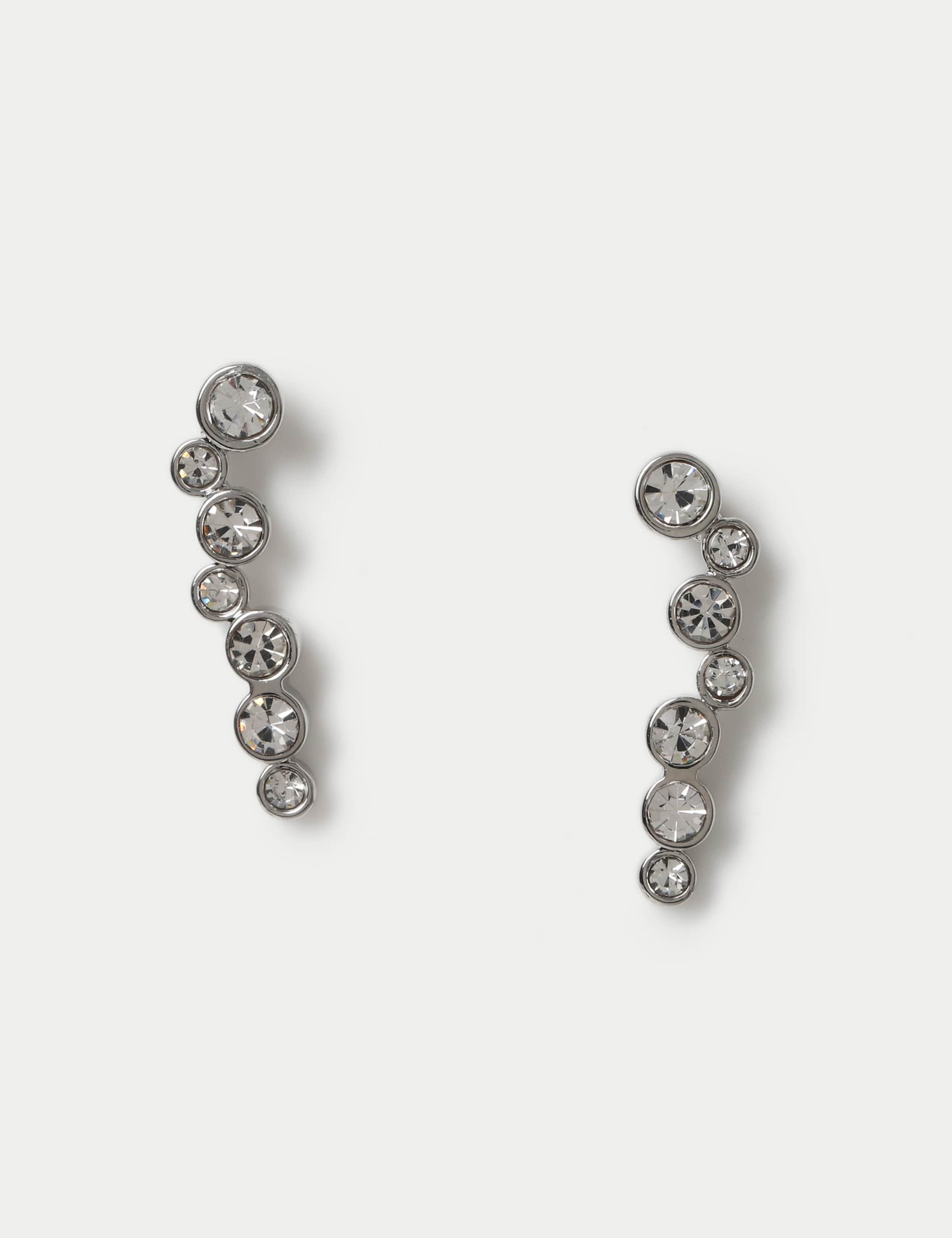 Climber stud earrings 21mm, UK version