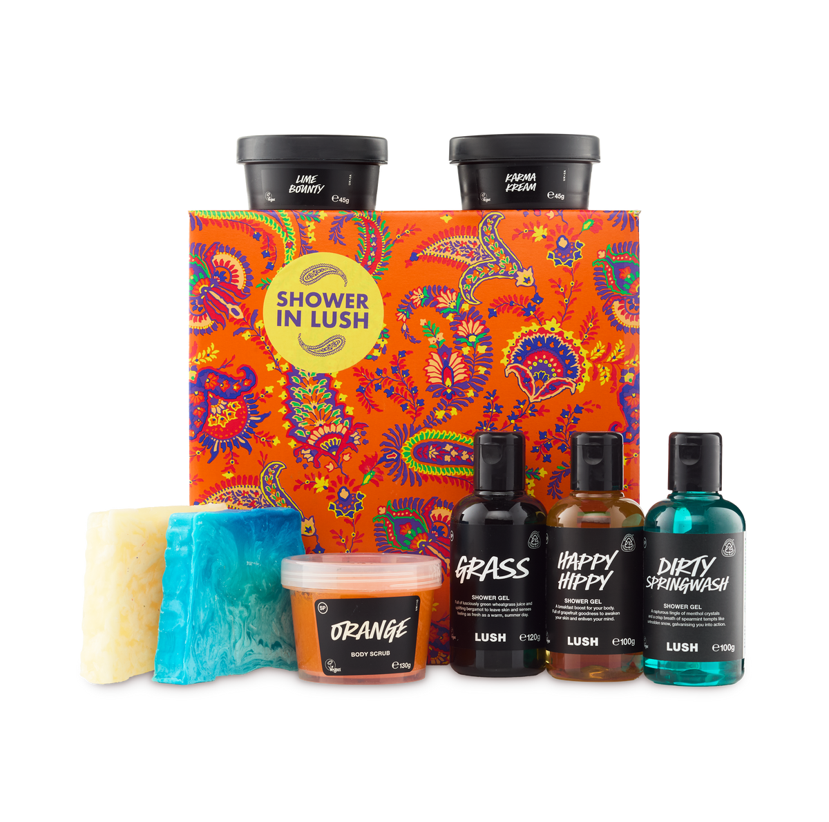 Lush Shower in Gift travel-size gift set - British product
