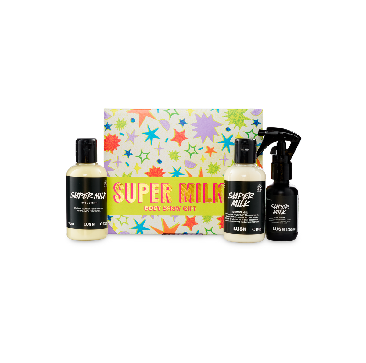 Lush Super Milk body care gift set (British brand)