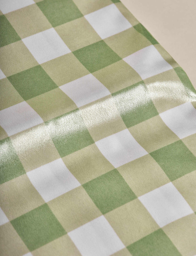 Gingham wipe clean tablecloth 140 x 230 cm, UK version