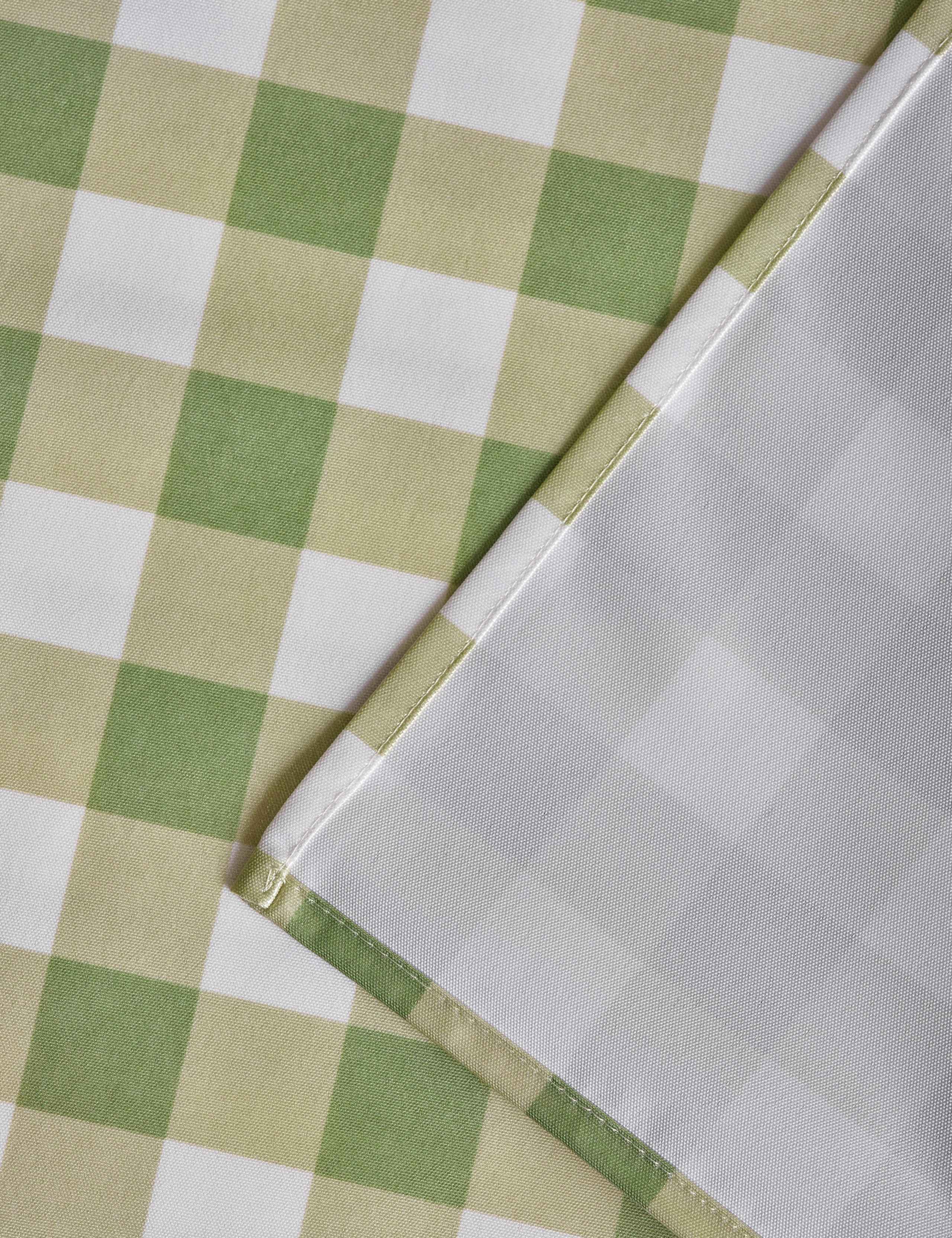 Gingham wipe clean tablecloth 140 x 230 cm, UK version