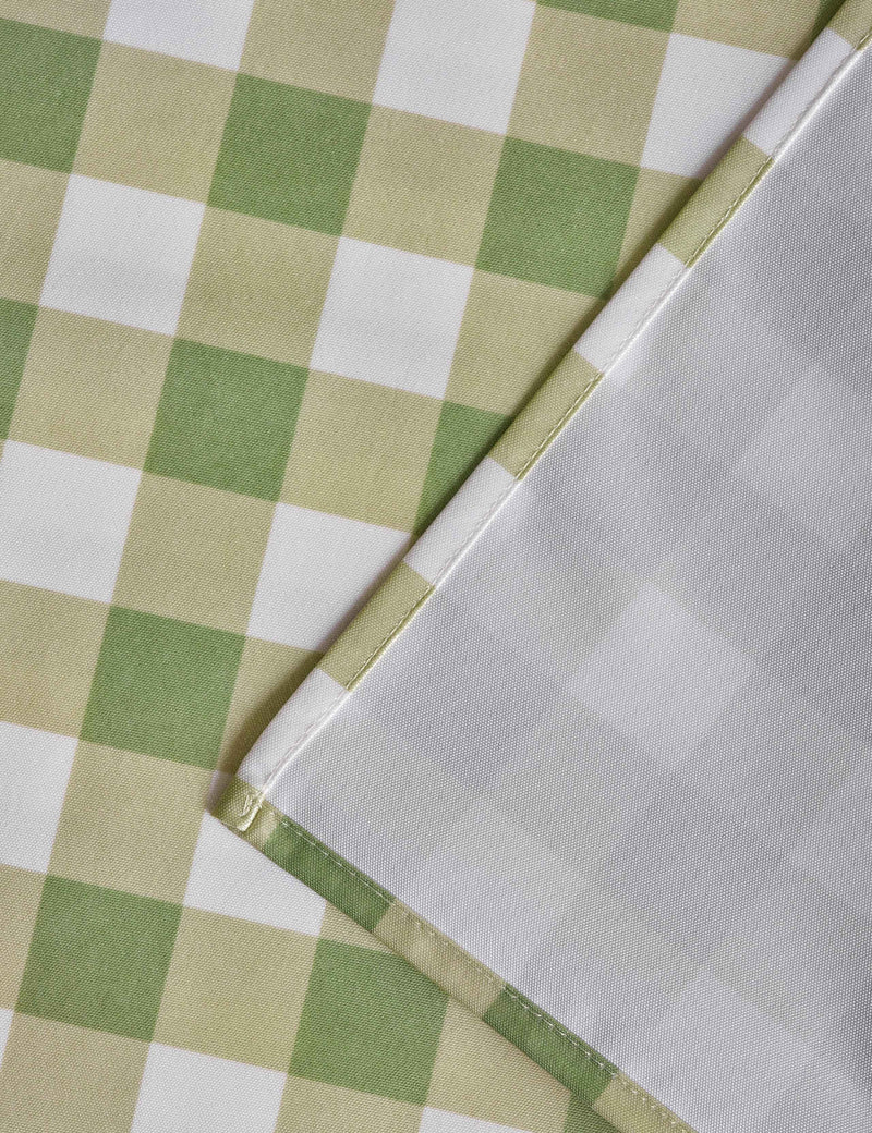 Gingham wipe clean tablecloth 140 x 230 cm, UK version