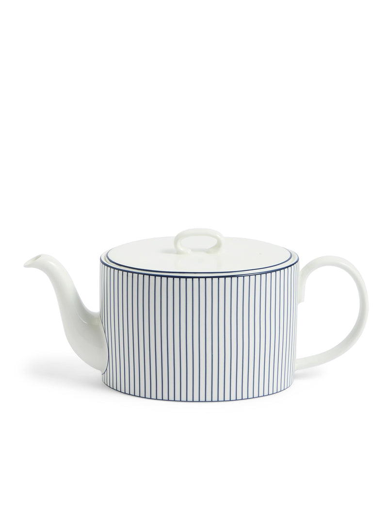 Wedgwood striped teapot 32oz fine bone china (British brand)