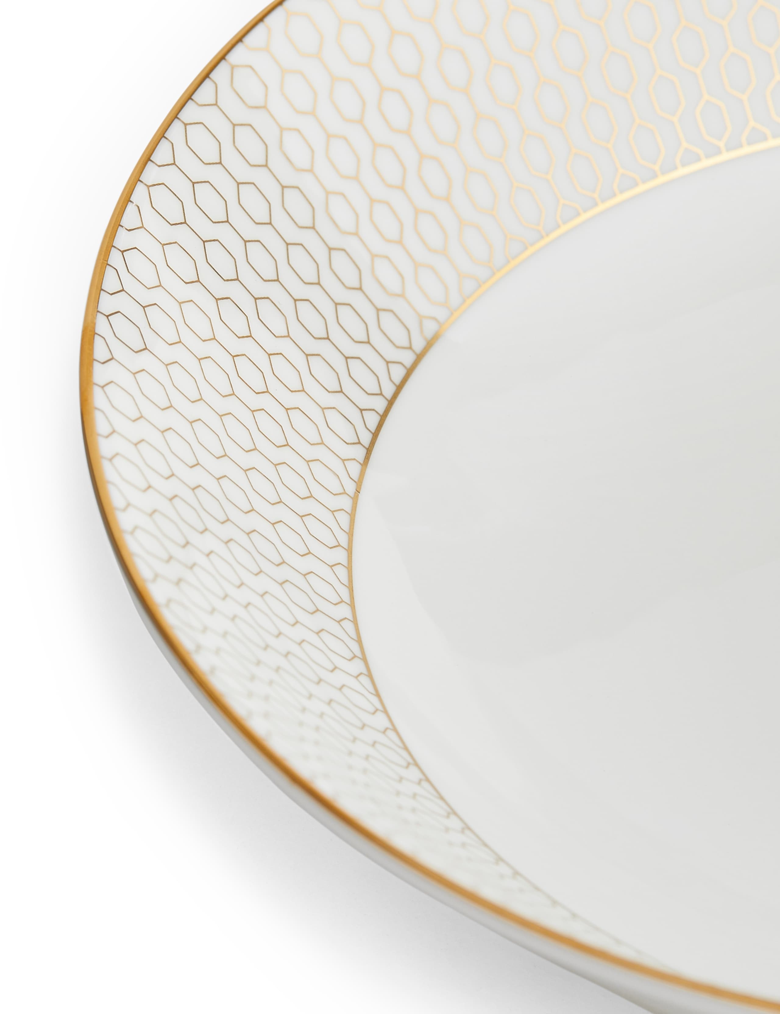 Wedgwood Gio Gold cereal bowl crafted from fine china, UK version