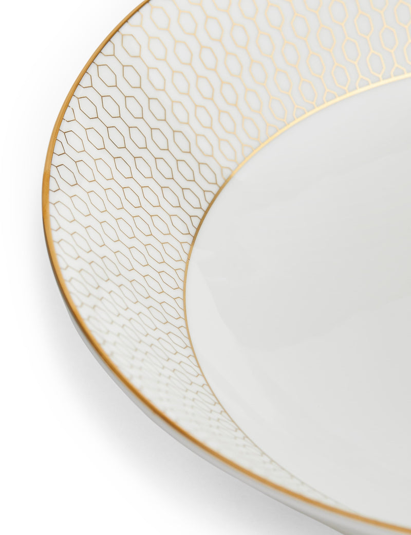 Wedgwood Gio Gold cereal bowl crafted from fine china, UK version