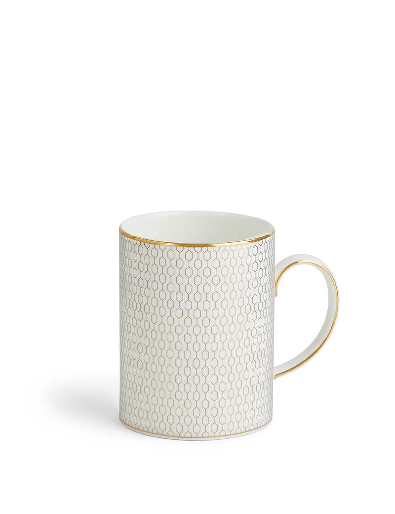 Wedgwood Gio Gold Mug fine bone china with gold trim, UK version