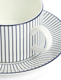 Wedgwood Gio pinstripe teacup and saucer - British product