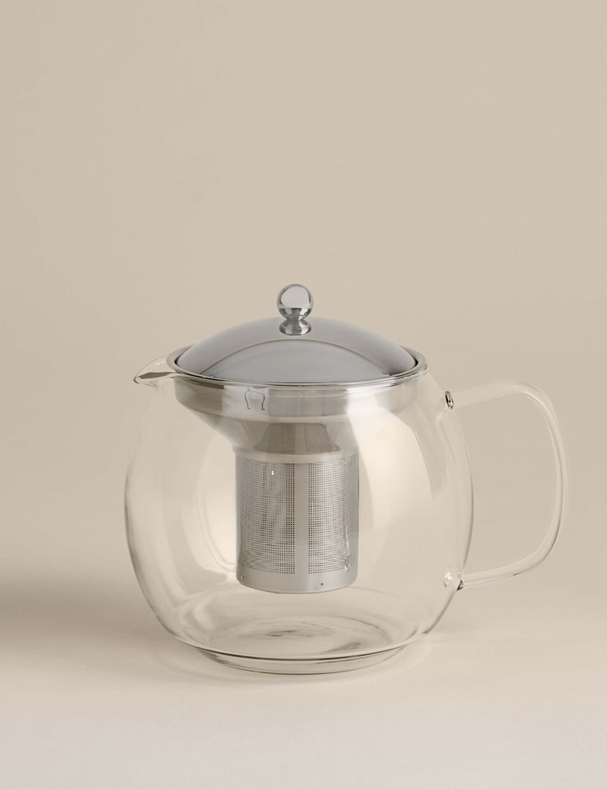 Glass infuser teapot 1.5L (British brand)