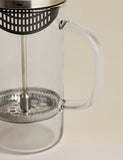3 cup glass cafetiere with plunger, UK version