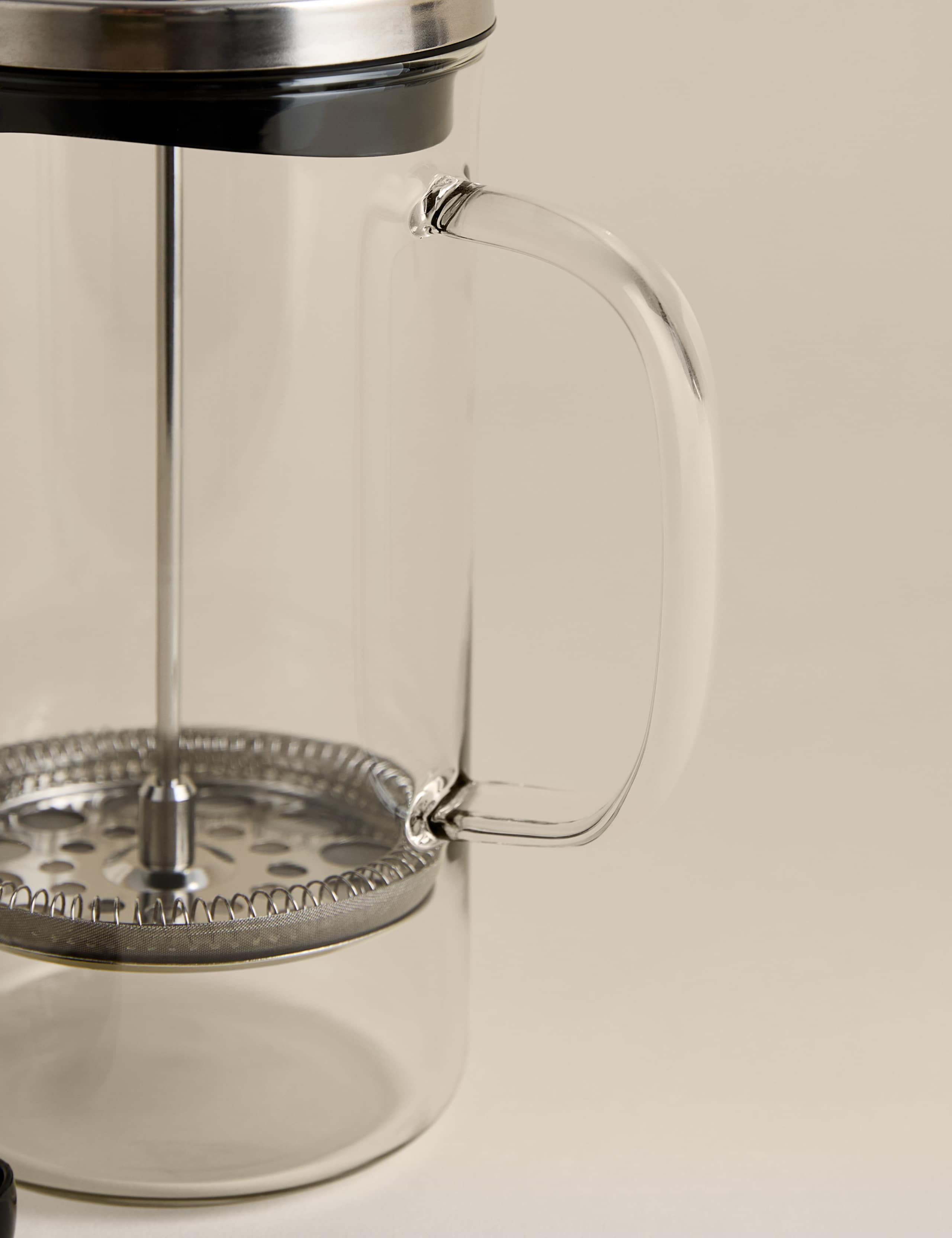 Glass cafetiere 8 cup - British product