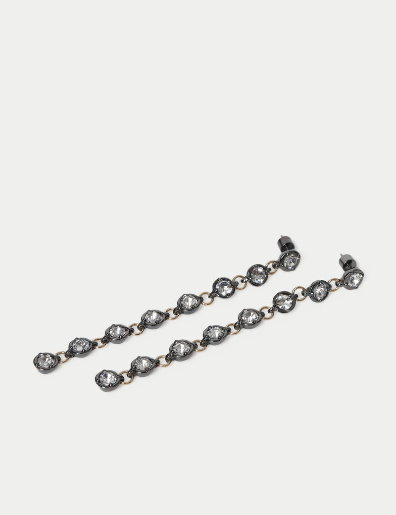 M&S glass drop earrings, UK version