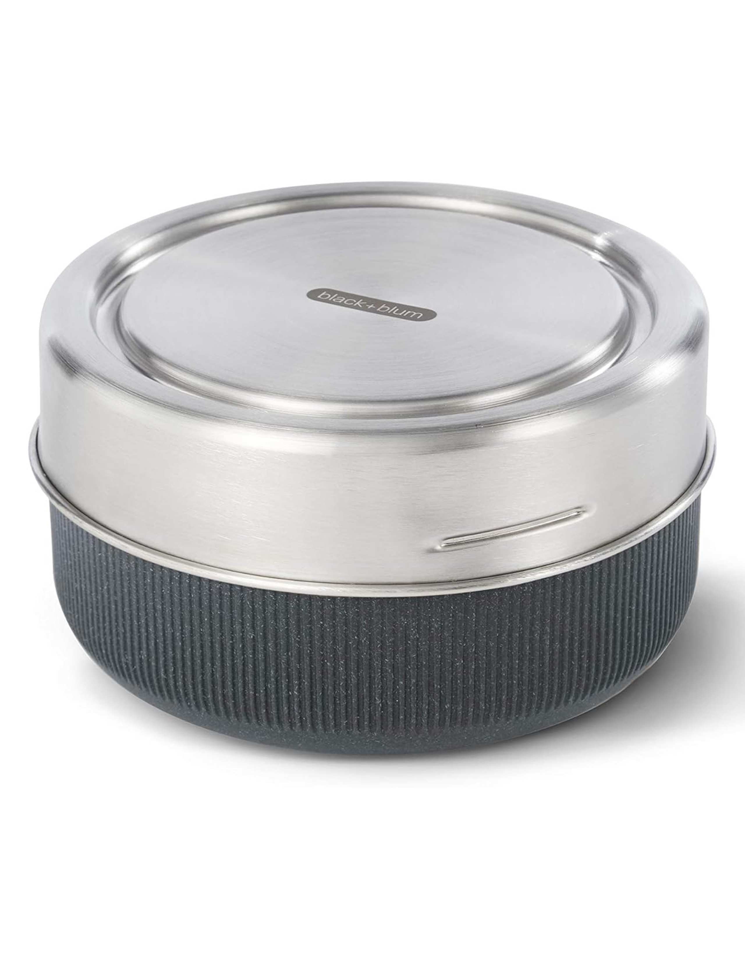 Black+Blum glass lunch bowl with wood fibre base, UK version