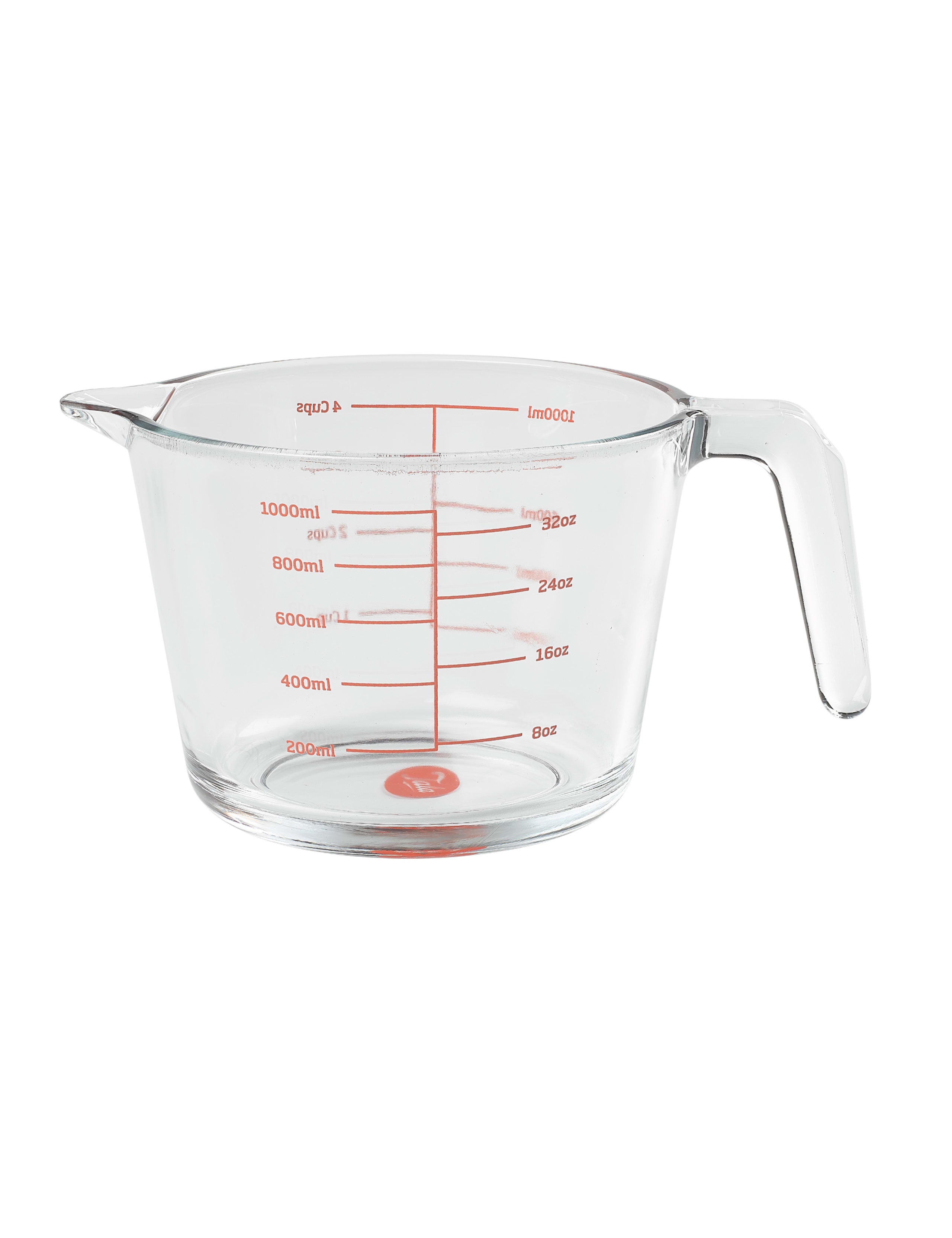 Tala glass measuring jug with metric and imperial scales, imported from the UK