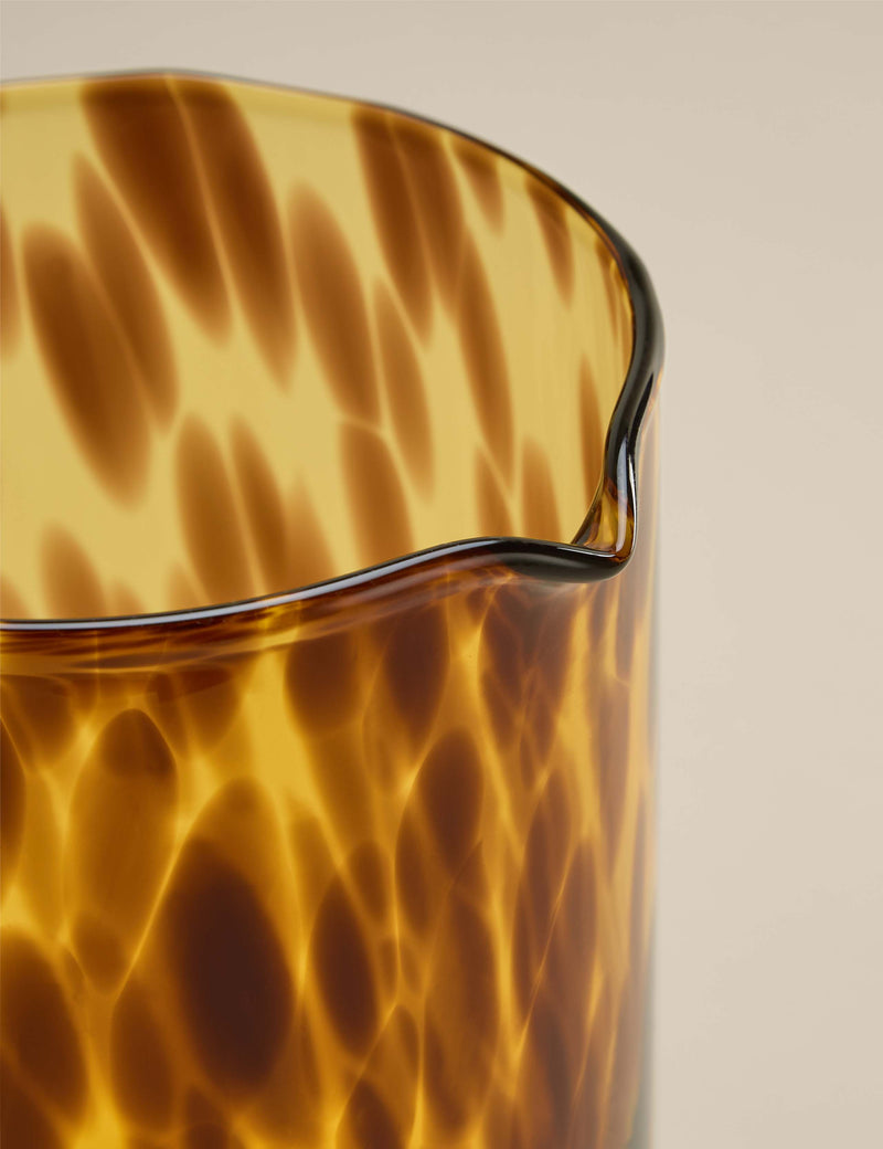 Glass speckle jug 25cm, UK version