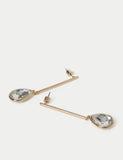 M&S drop earrings glass design, UK version