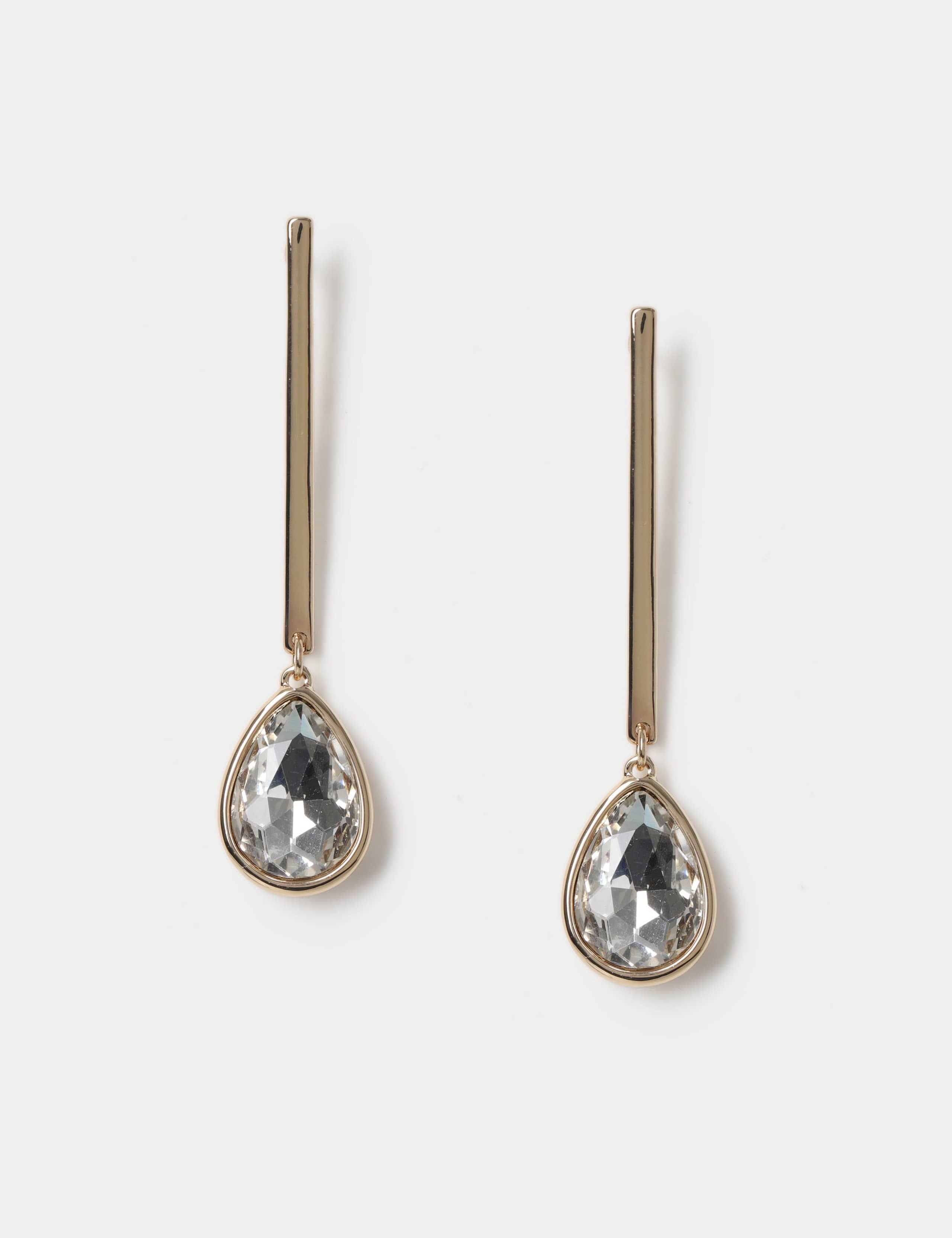 M&S drop earrings glass design, UK version