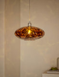 Glass tortoise shell easy fit shade - British product