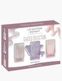 Leighton Denny Glazed Collection nail polish gift set 3x12ml (British brand)