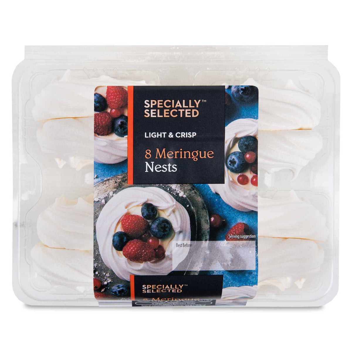 Gluten free meringue nests 8 pack, UK version