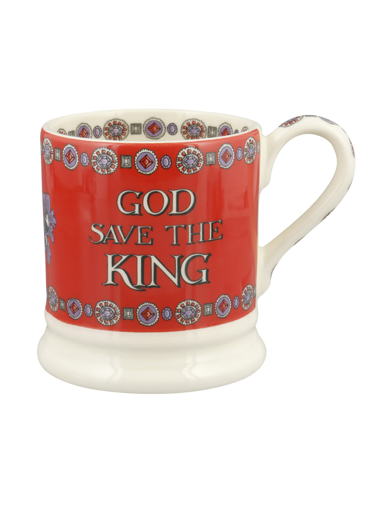 Emma Bridgewater God Save The King half-pint ceramic mug, UK version