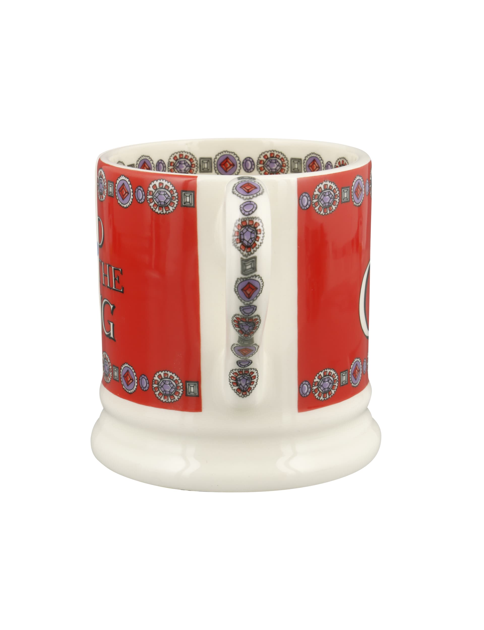 Emma Bridgewater God Save The King half-pint ceramic mug, UK version