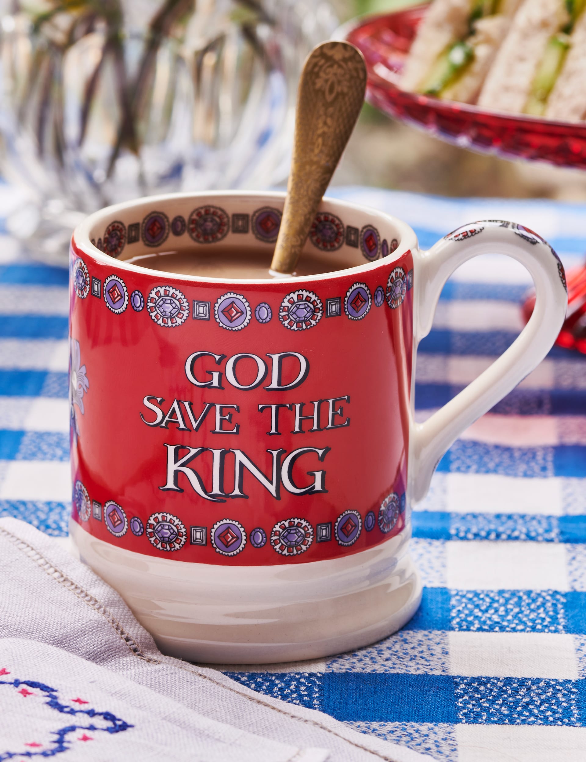 Emma Bridgewater God Save The King half-pint ceramic mug, UK version