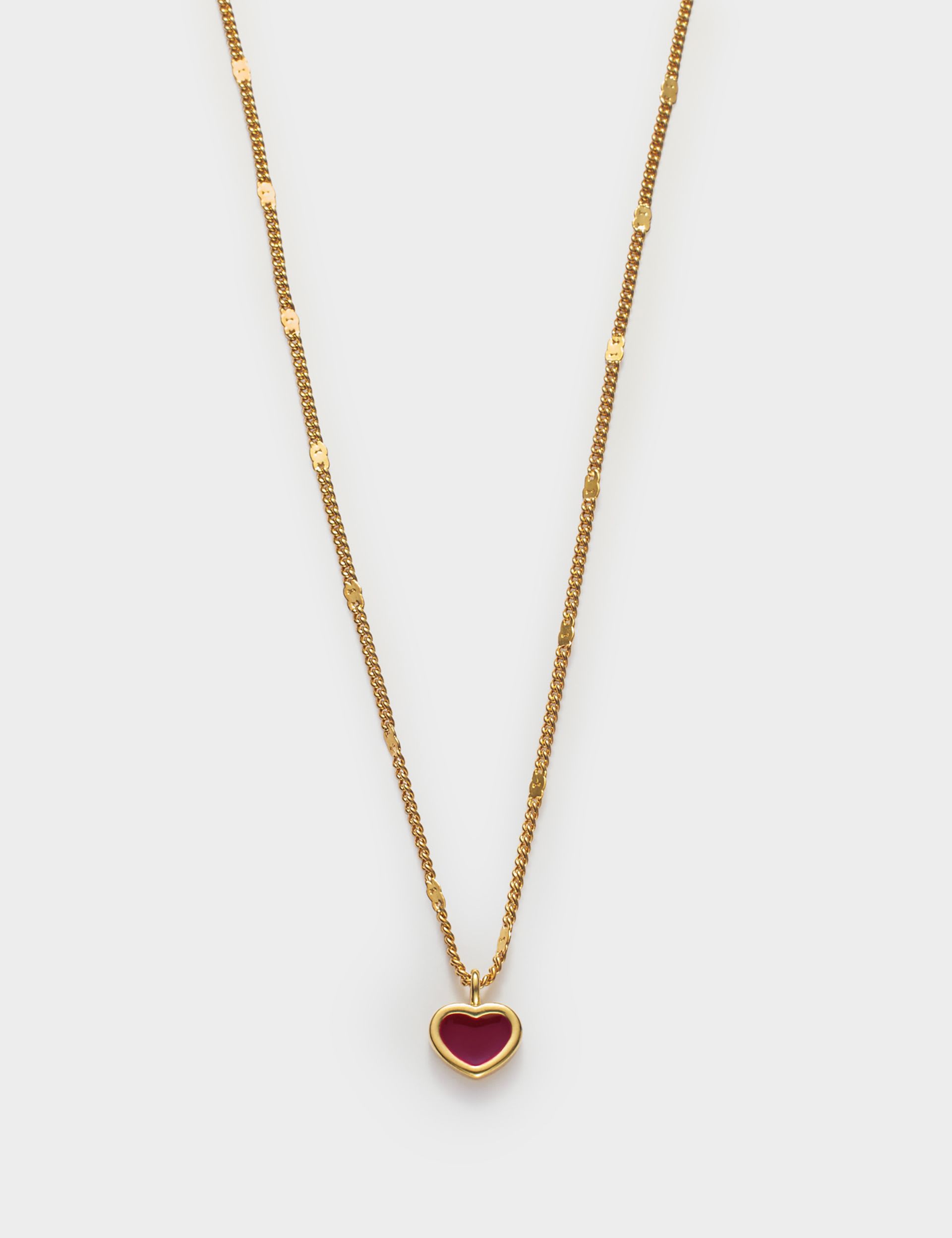 Katie Loxton gold coated heart pendant necklace (British brand)