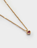 Katie Loxton gold coated heart pendant necklace (British brand)