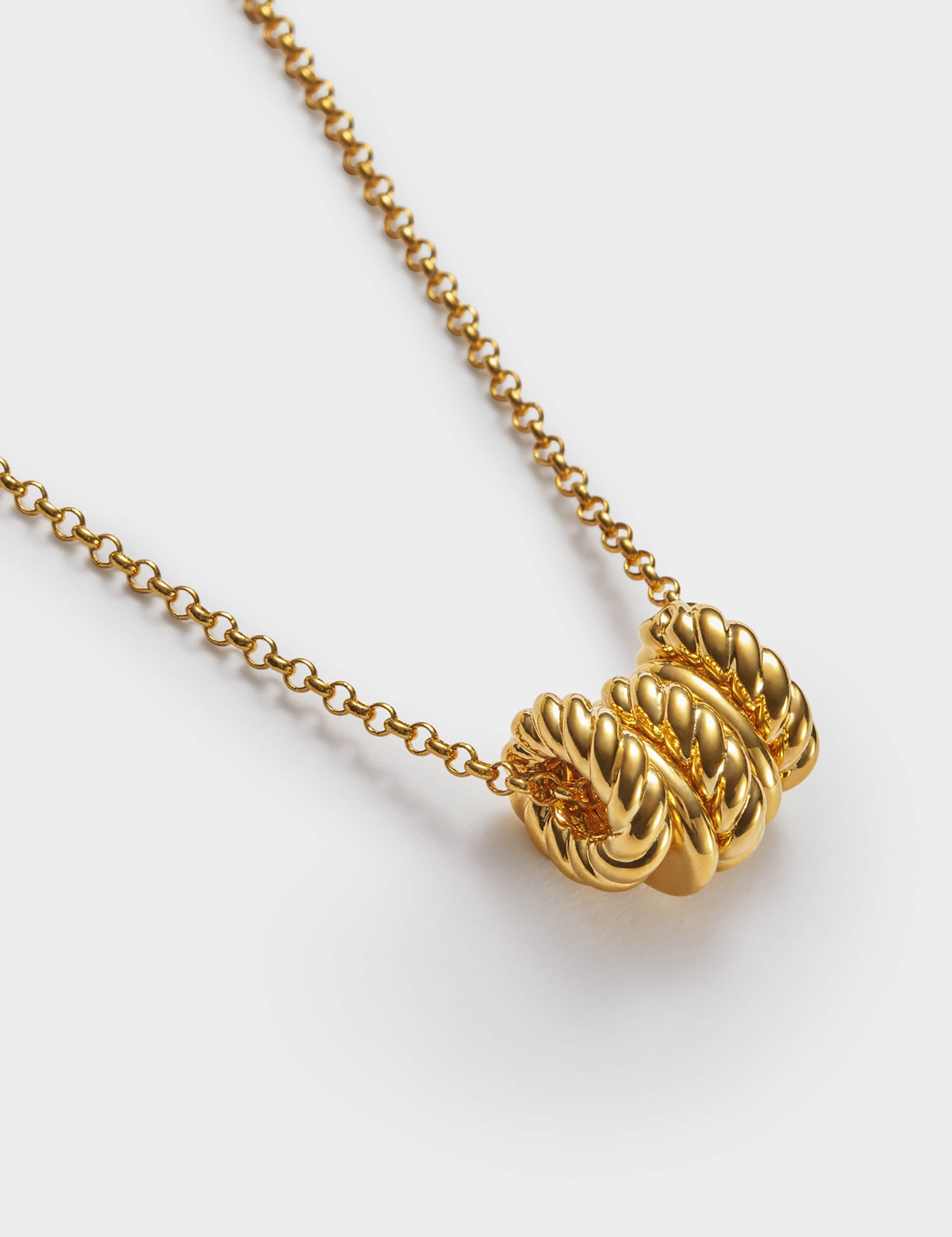 Katie Loxton gold plated rope pendant necklace - British product