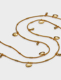 Katie Loxton gold plated shell charm necklace, UK version