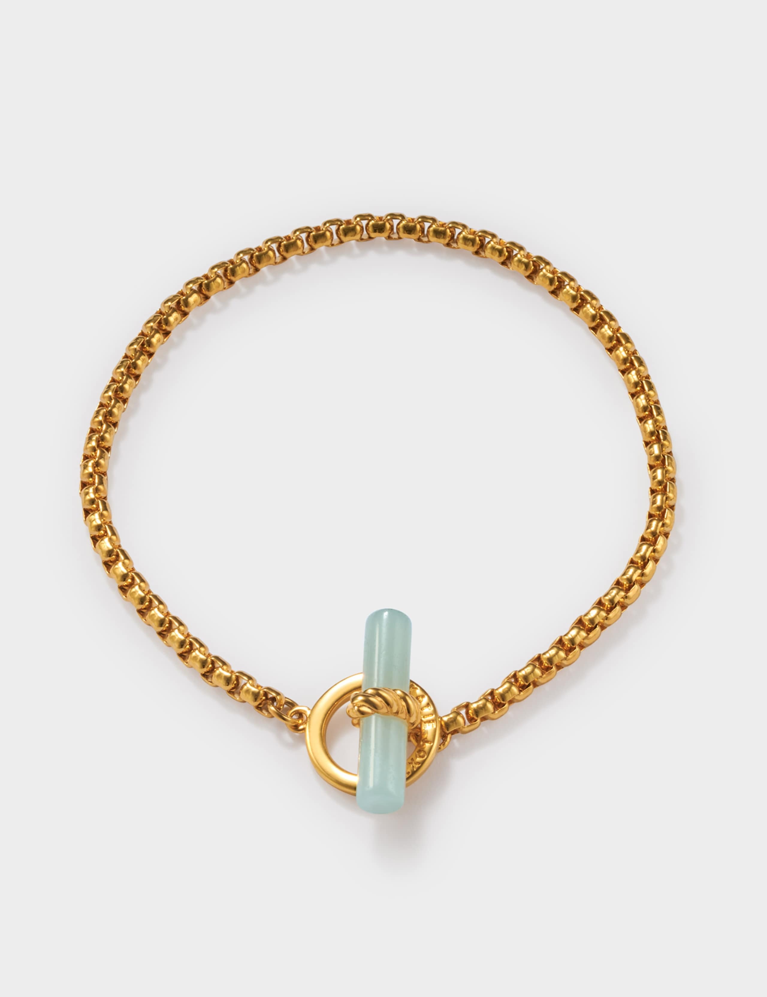Katie Loxton gold plated T-bar bracelet imported from the UK