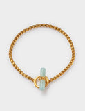 Katie Loxton gold plated T-bar bracelet imported from the UK