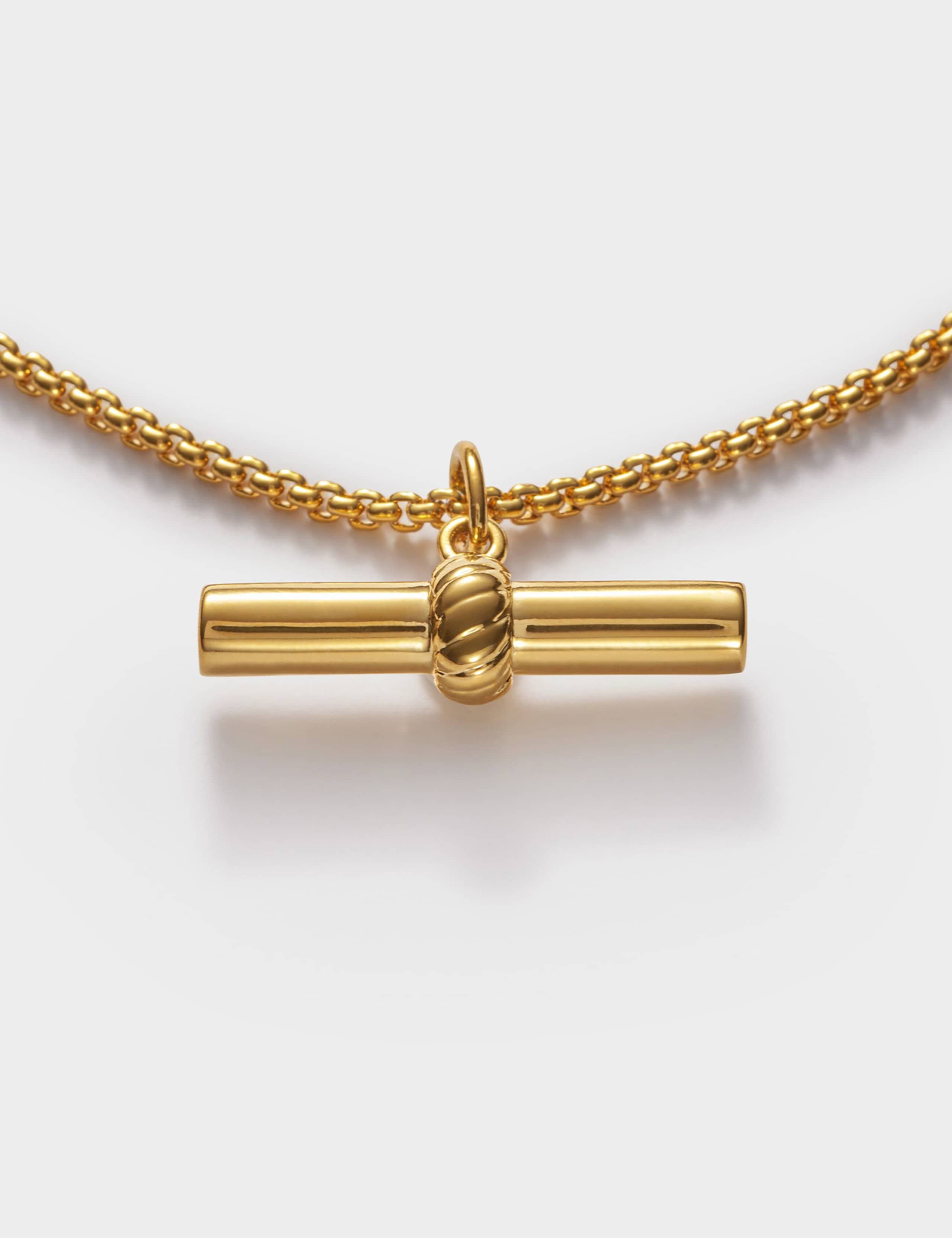 Katie Loxton gold plated T-bar bracelet, imported from the UK