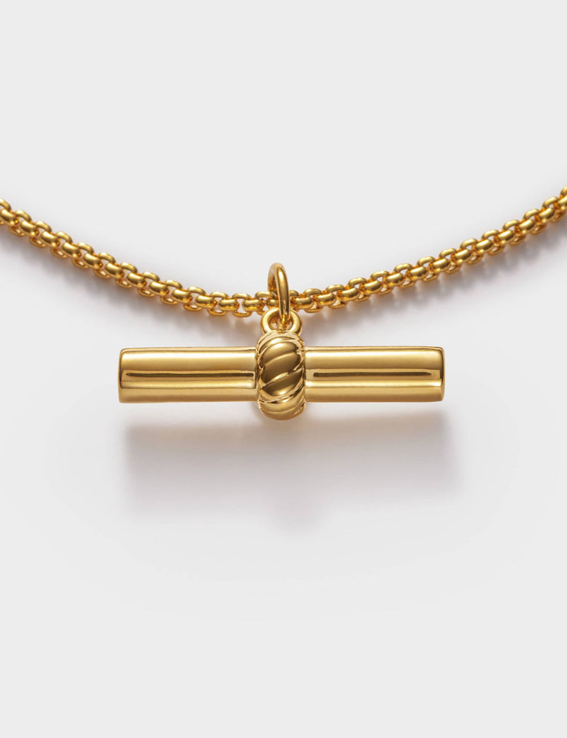 Katie Loxton gold plated T-bar bracelet, imported from the UK