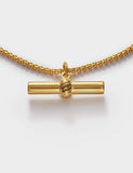 Katie Loxton gold plated T-bar bracelet, imported from the UK