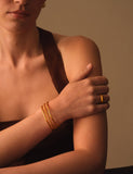 Katie Loxton gold plated bangle open cuff waterproof, imported from the UK
