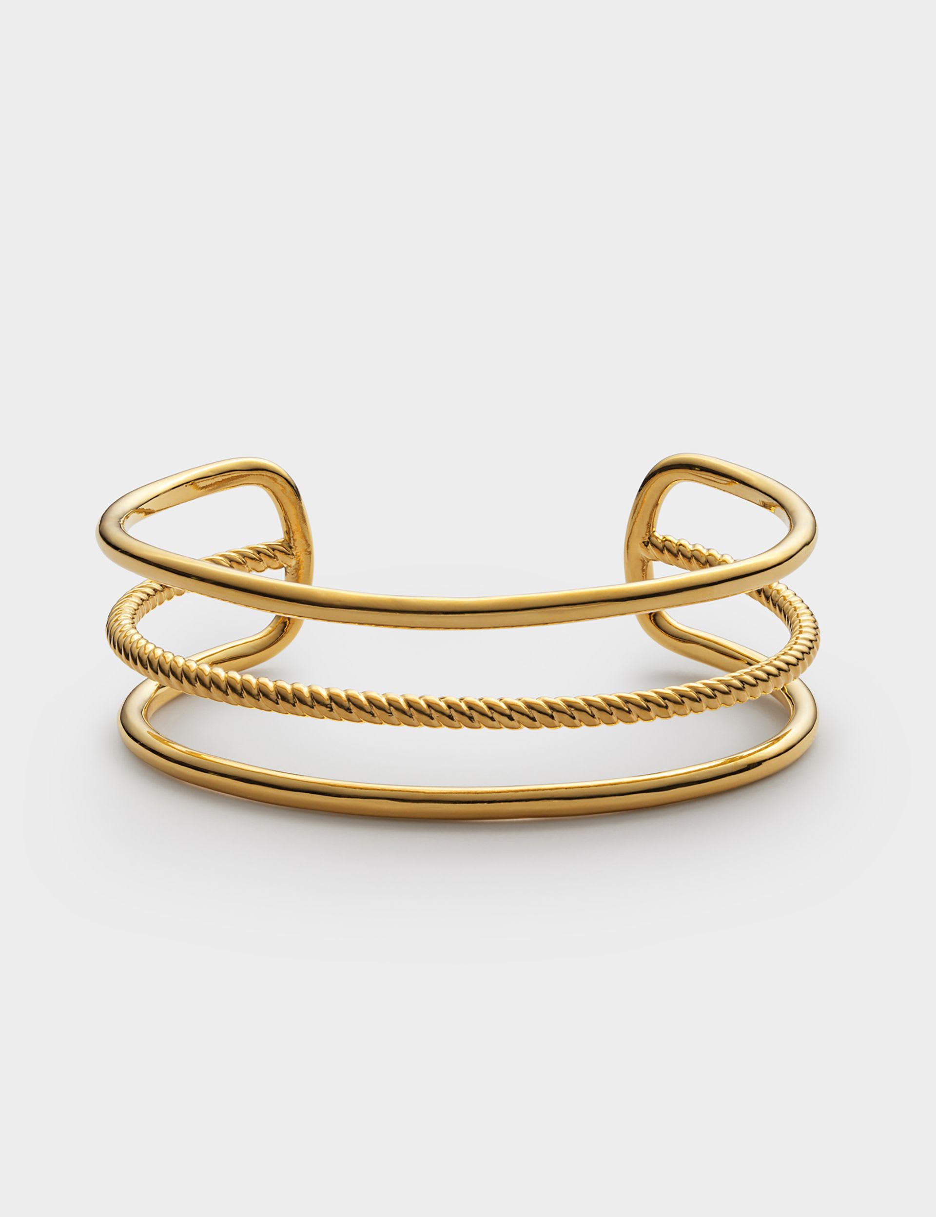 Katie Loxton gold plated bangle open cuff waterproof, imported from the UK