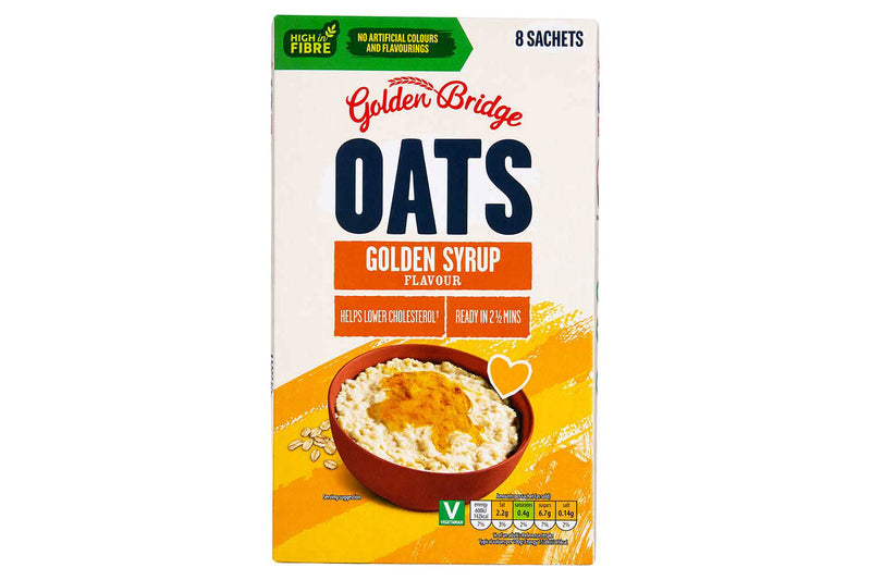 Golden syrup instant porridge sachets 8 pack (British brand)