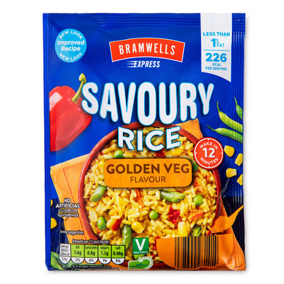 aldi Golden Veg Flavour Savoury Rice- Buy online at McGrocer