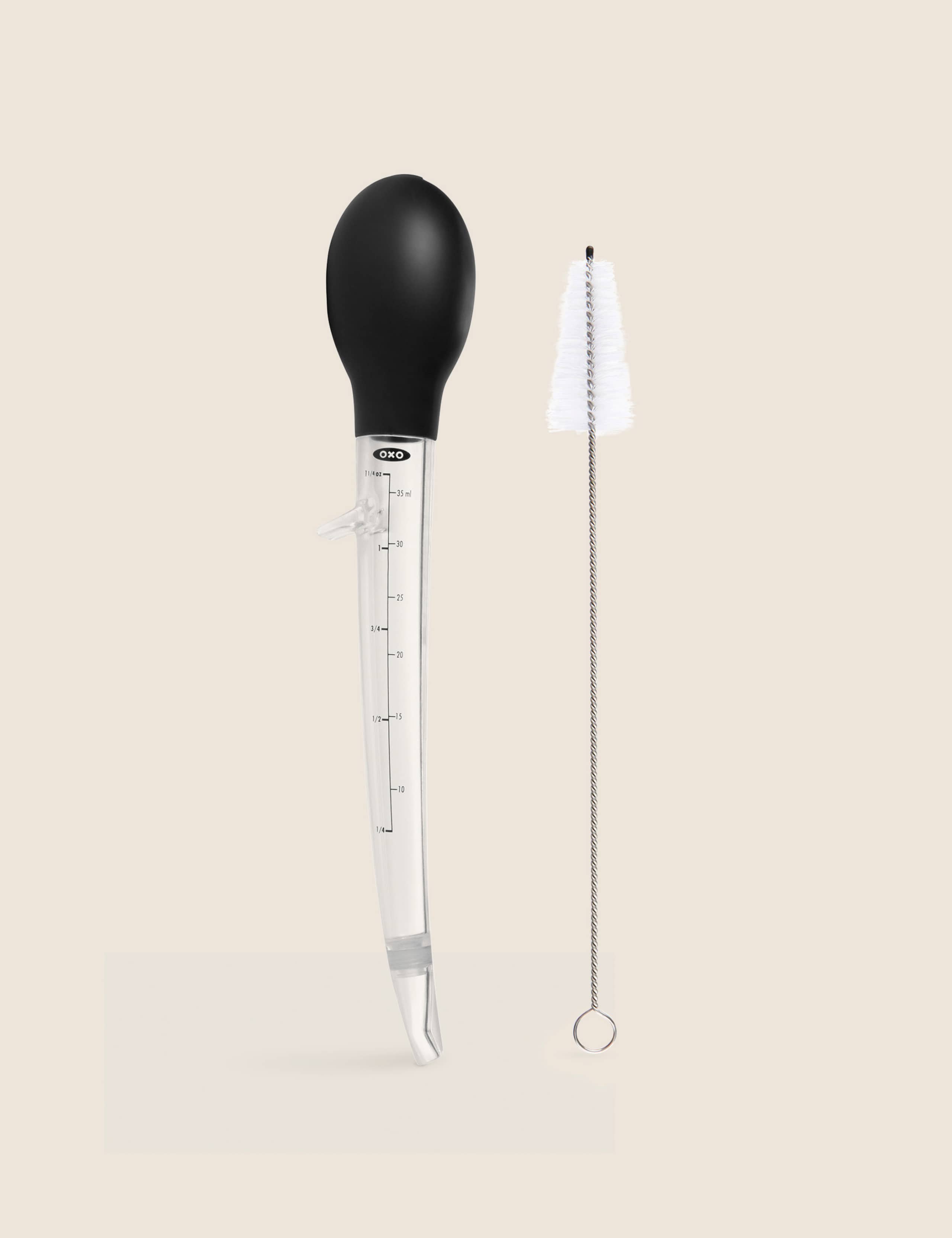Oxo Good Grips angled baster with cleaning brush, UK version