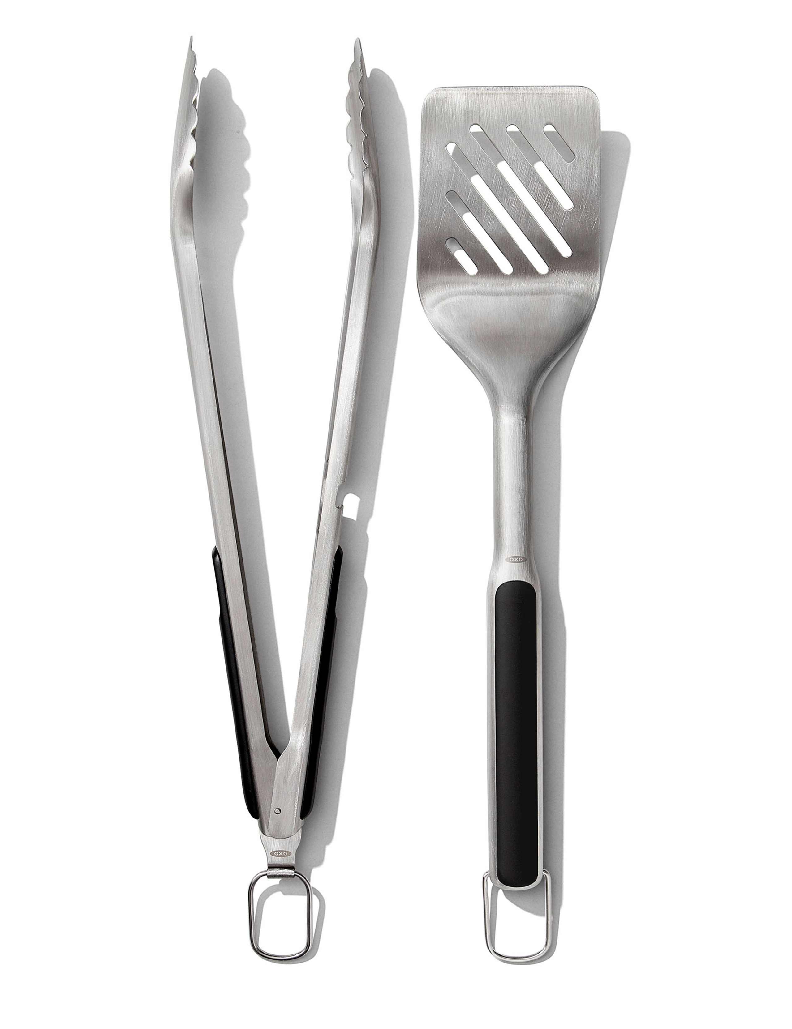 Good Grips grilling turner and tongs set, UK version