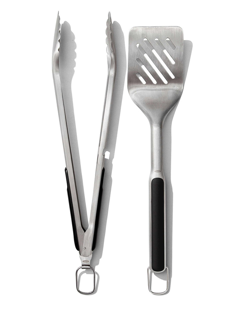 Good Grips grilling turner and tongs set, UK version