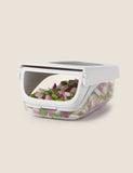 Oxo Good Grips vegetable chopper with easy-pour opening, imported from the UK
