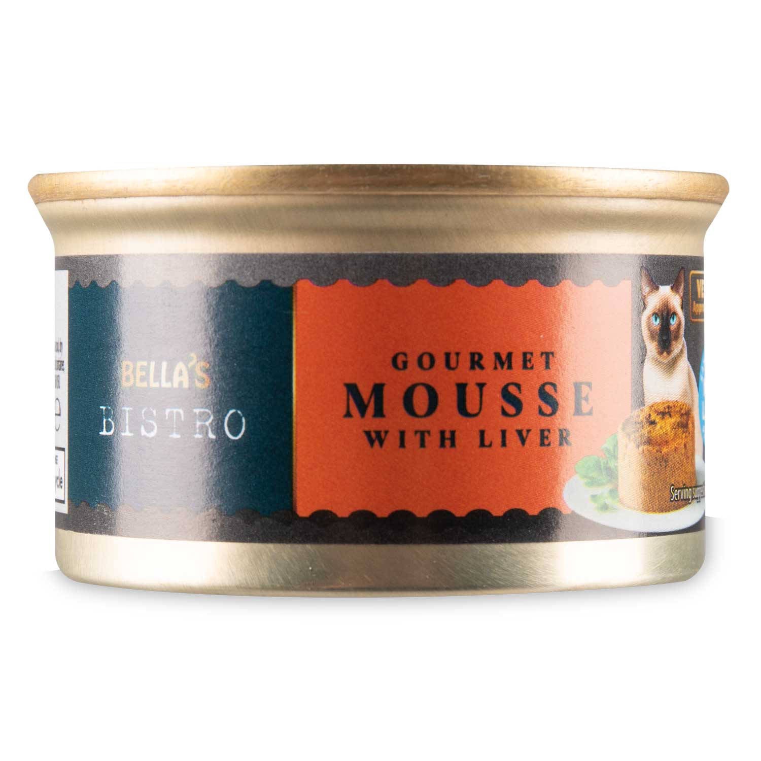 Gourmet mousse cat food 85g can - British product