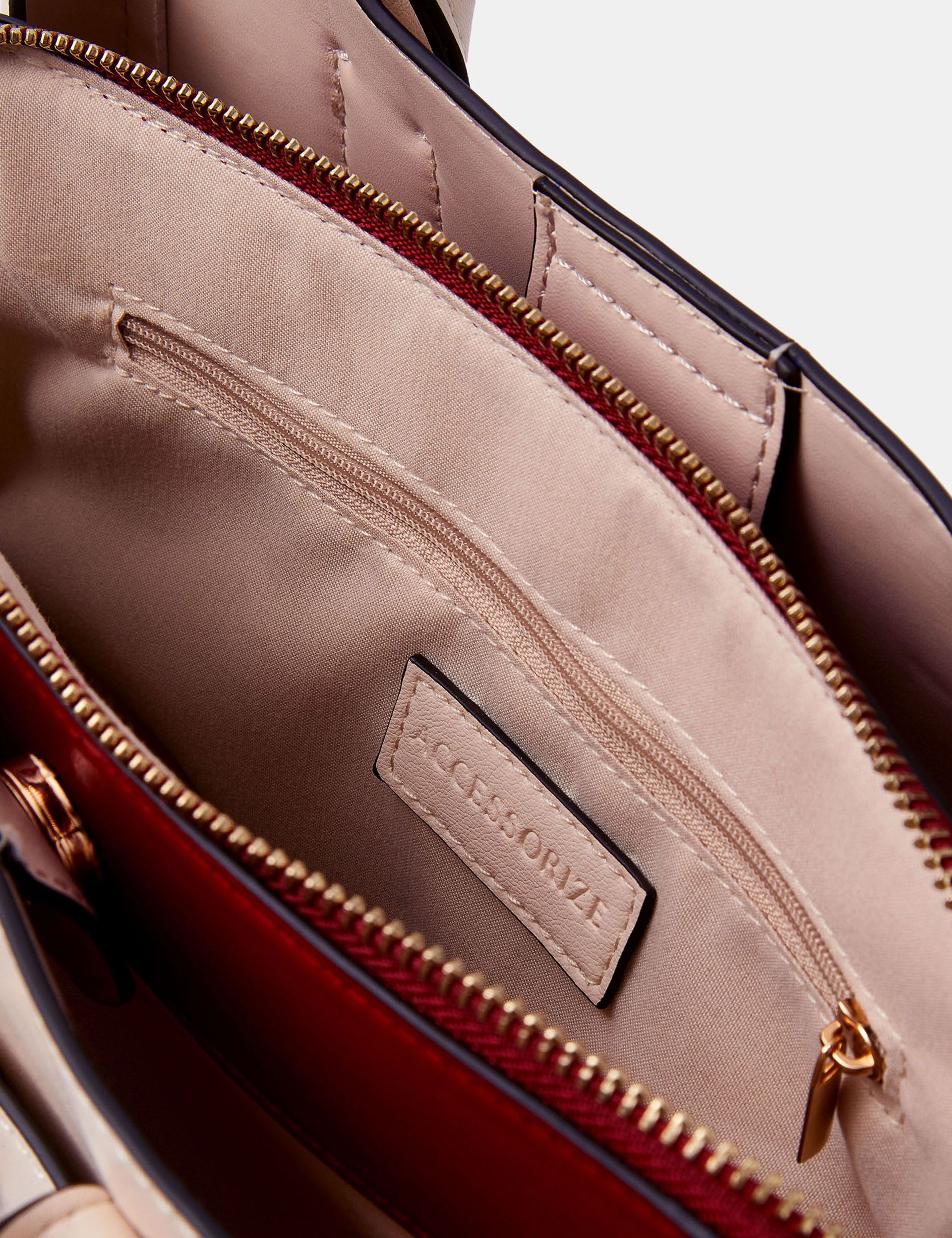 Accessorize Grab Bag with gold-tone heart hardware (British brand)
