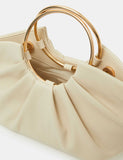 Accessorize Grab Bag quilted handbag with metal handles (British brand)