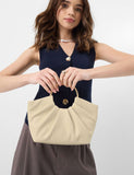 Accessorize Grab Bag quilted handbag with metal handles (British brand)